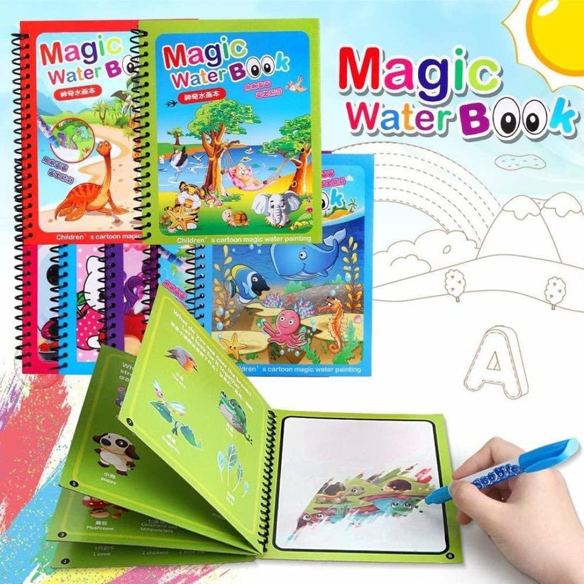 Reusable Magic Drawing Book For Kids